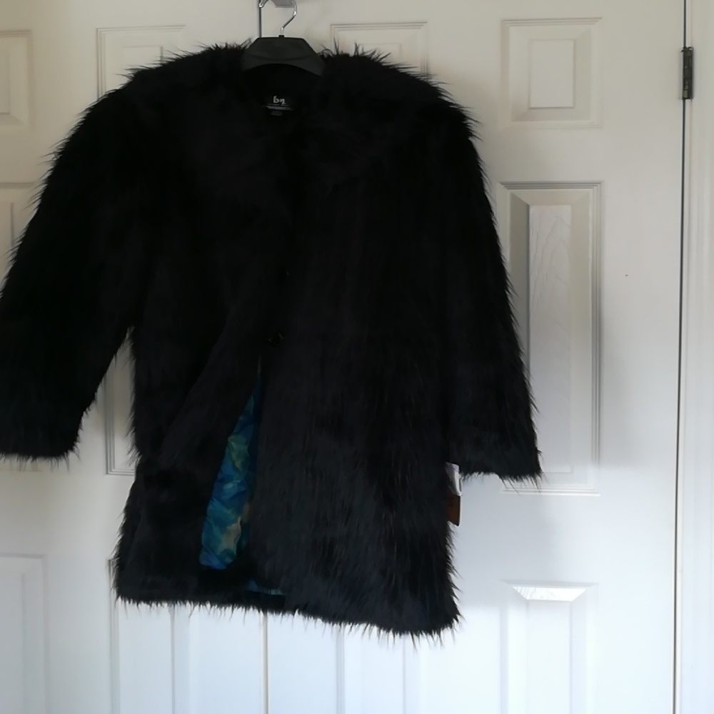 Faux fur coat